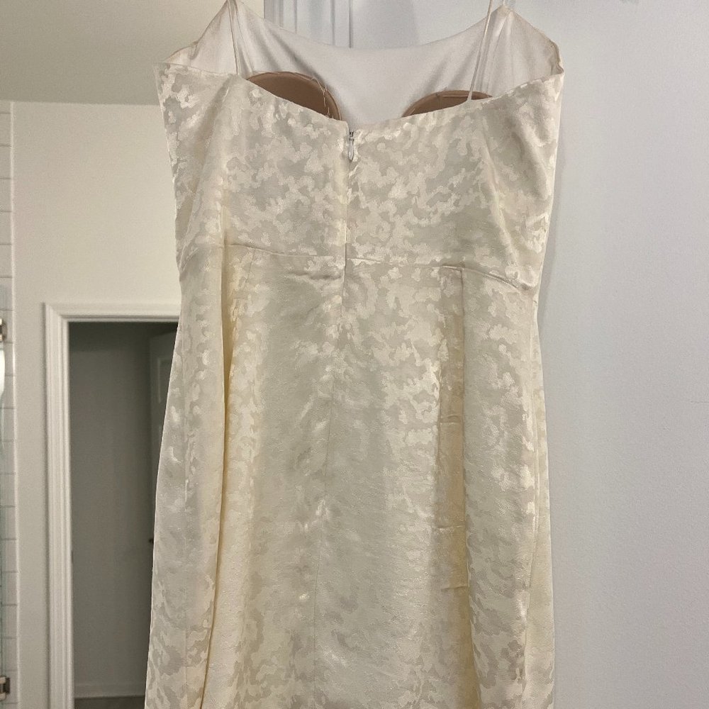 Sarah Seven Elegant White Mini Dress - Picture 6 of 13